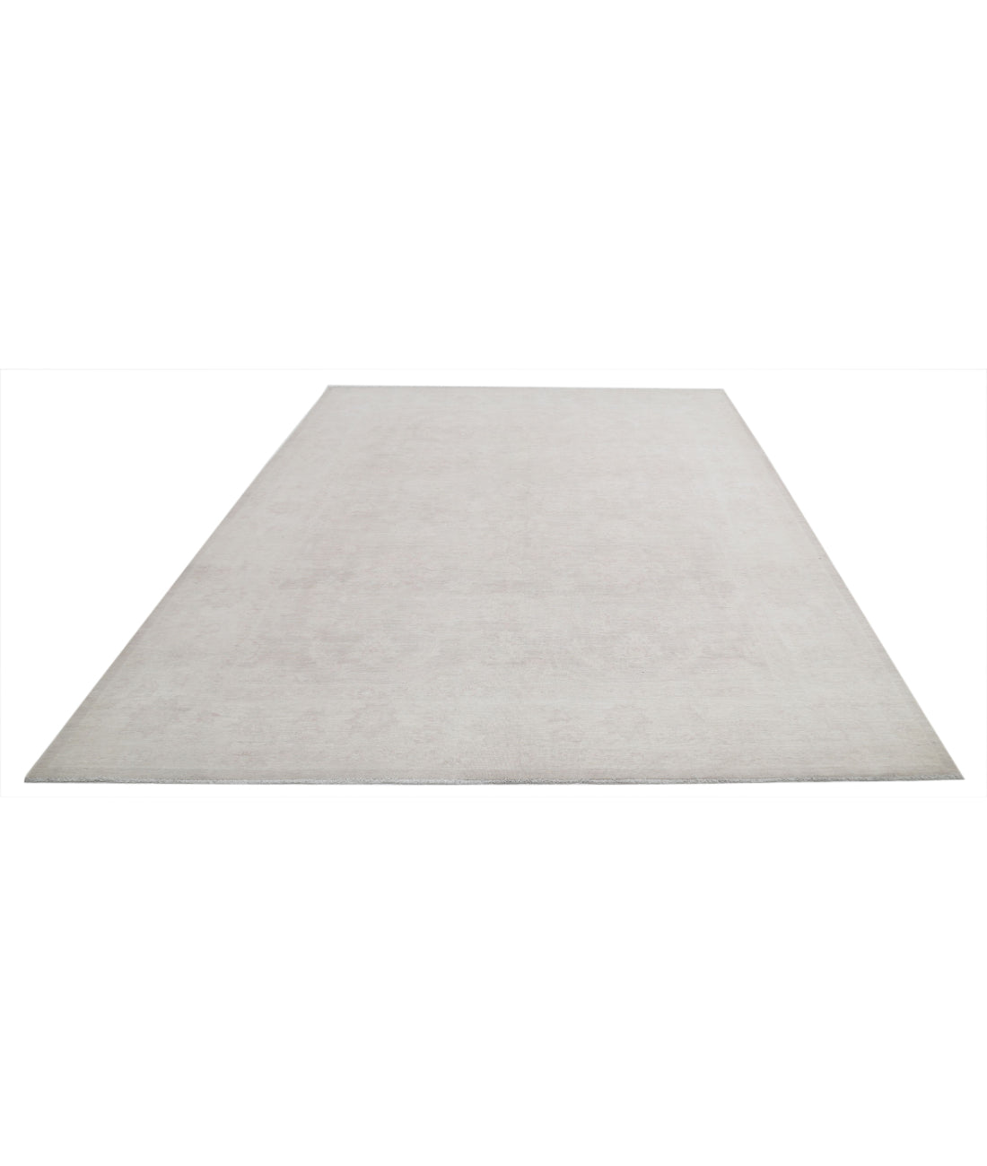Hand Knotted Artemix Wool Rug - 9'11'' x 12'4'' 9'11'' x 12'4'' (298 X 370) / Taupe / Ivory
