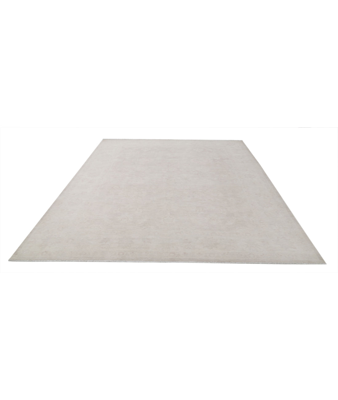 Hand Knotted Artemix Wool Rug - 9'11'' x 12'4'' 9'11'' x 12'4'' (298 X 370) / Taupe / Ivory