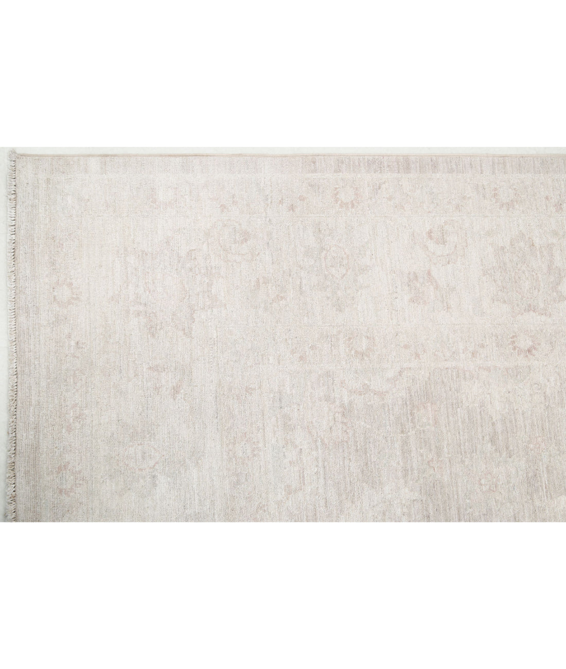 Hand Knotted Artemix Wool Rug - 9'11'' x 12'4'' 9'11'' x 12'4'' (298 X 370) / Taupe / Ivory