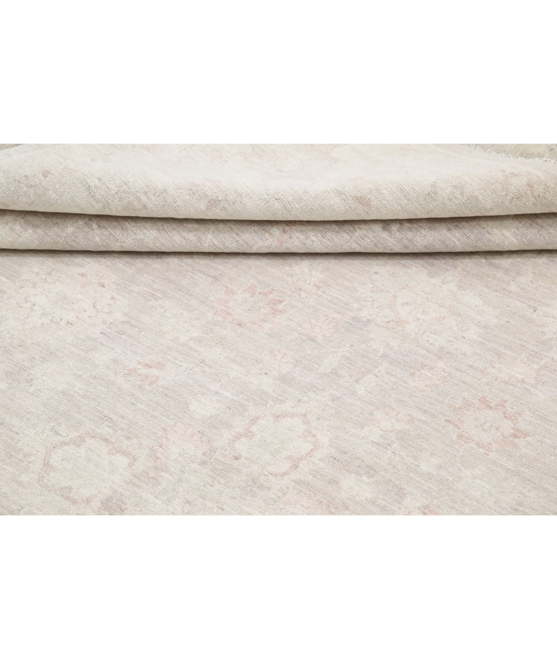 Hand Knotted Artemix Wool Rug - 9'11'' x 12'4'' 9'11'' x 12'4'' (298 X 370) / Taupe / Ivory