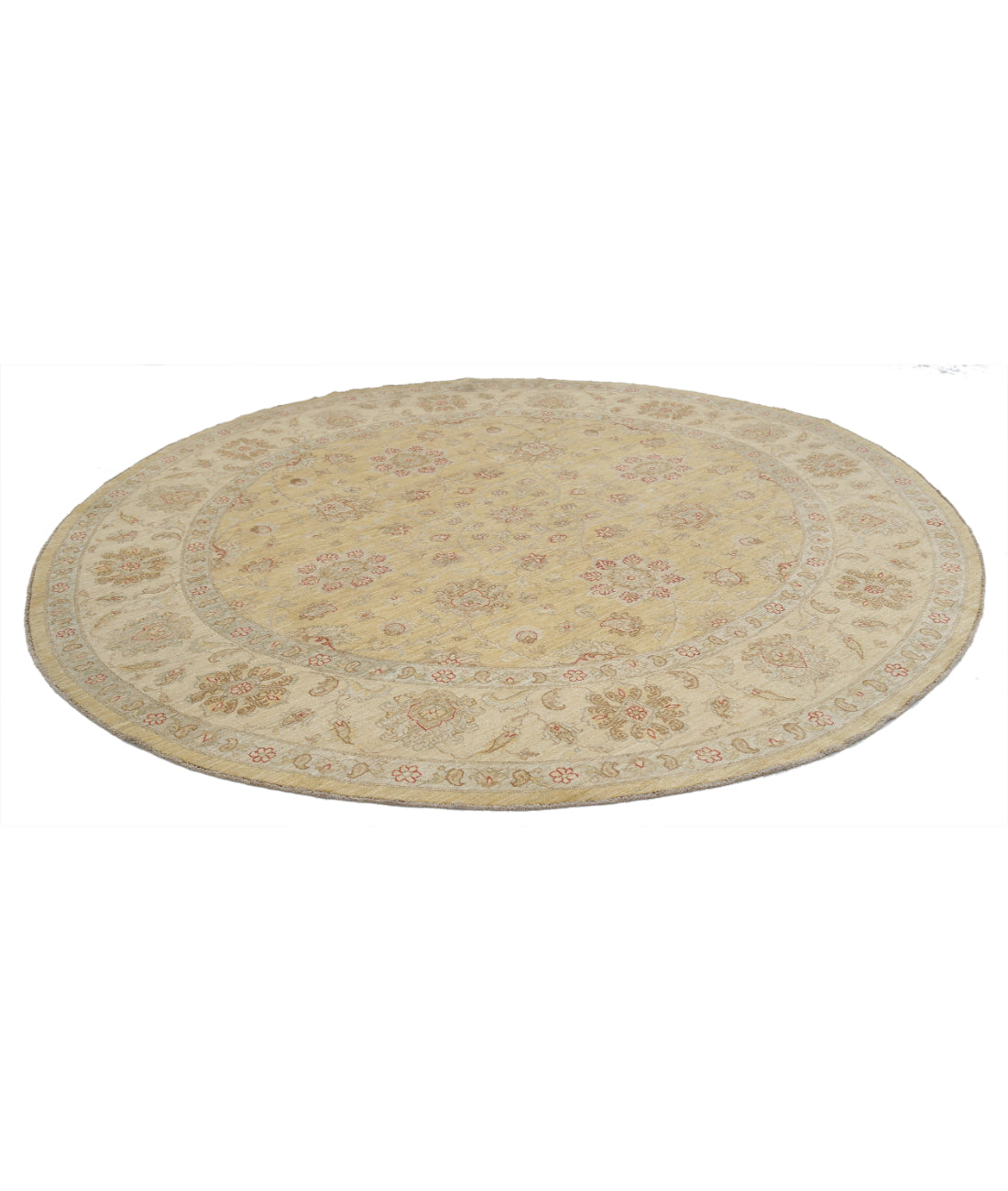 Hand Knotted Serenity Wool Rug - 9'9'' x 9'11'' 9'9'' x 9'11'' (293 X 298) / Gold / Ivory