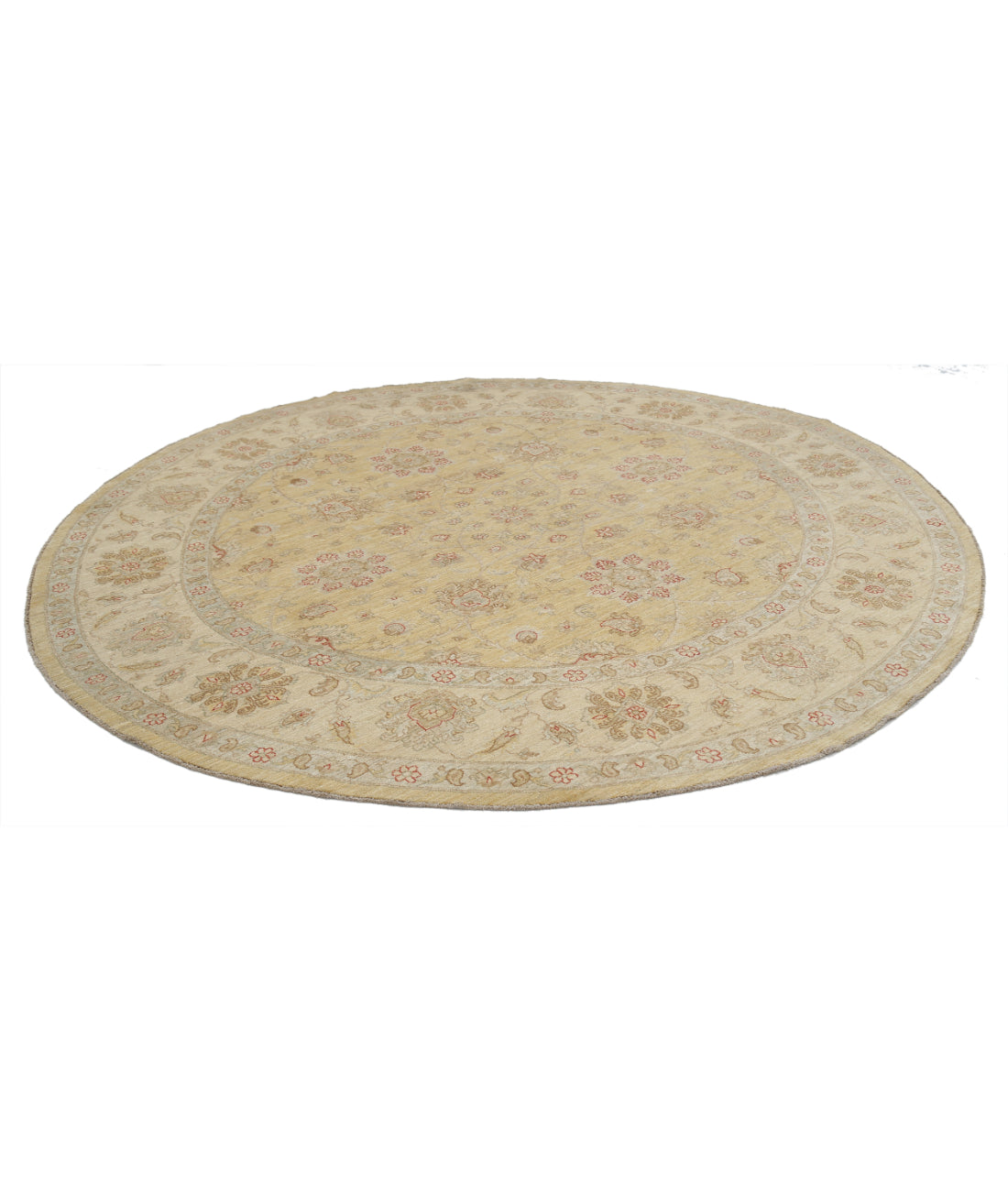 Hand Knotted Serenity Wool Rug - 9'9'' x 9'11'' 9'9'' x 9'11'' (293 X 298) / Gold / Ivory