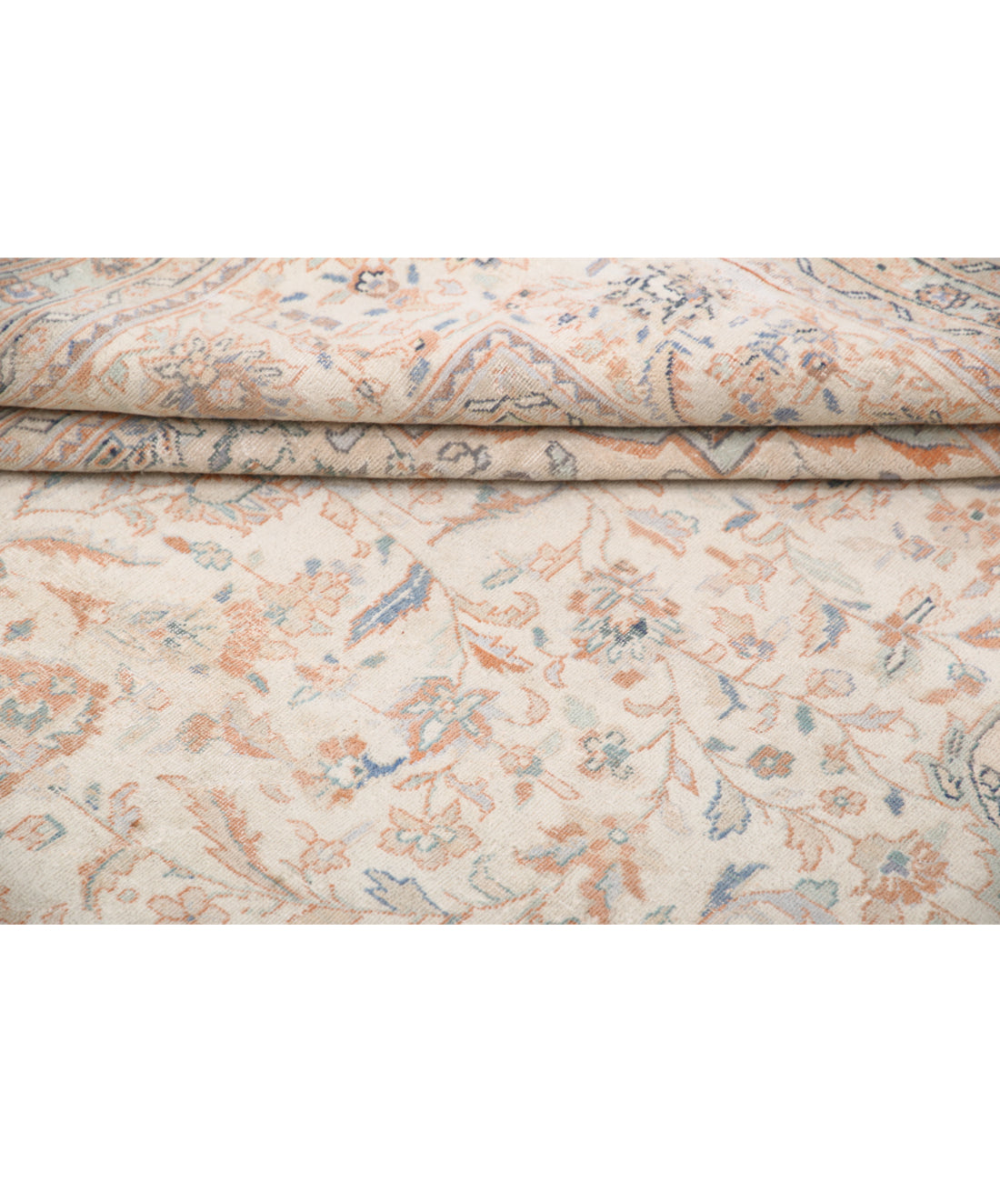 Hand Knotted Vintage Wool Rug - 9'6'' x 13'2''