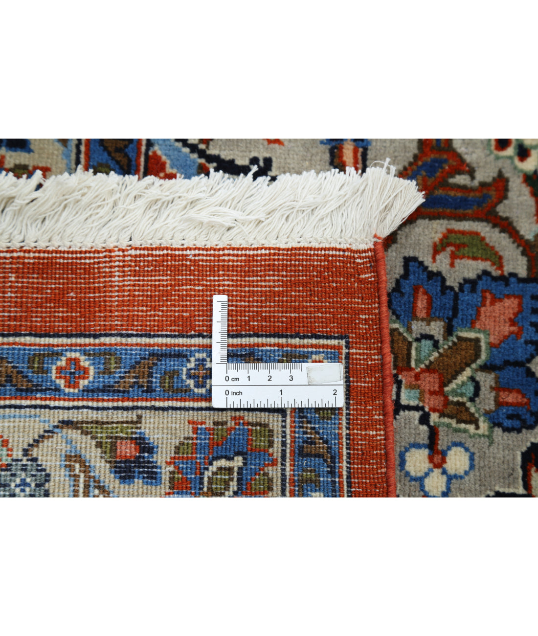 Hand Knotted Oriental Tabriz Wool Rug - 9'8'' x 12'10''