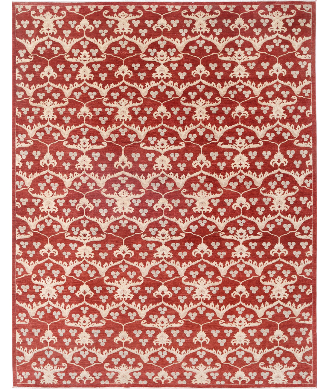 Hand Knotted Fine Artemix Wool Rug - 9'4'' x 12'1''