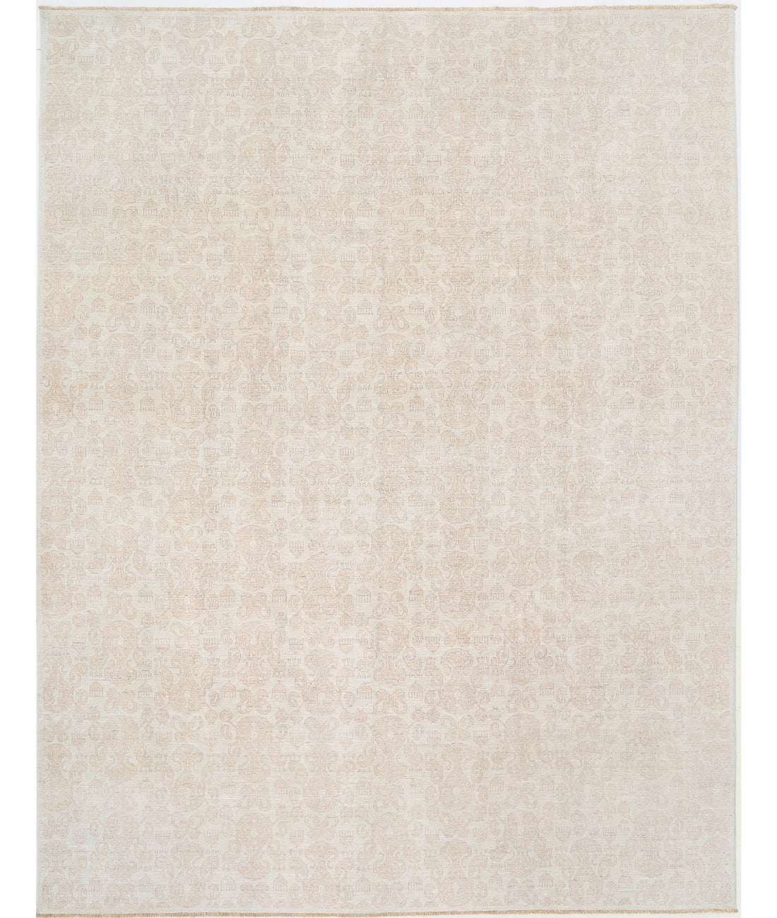Hand Knotted Fine Artemix Wool Rug - 9'0'' x 11'8''