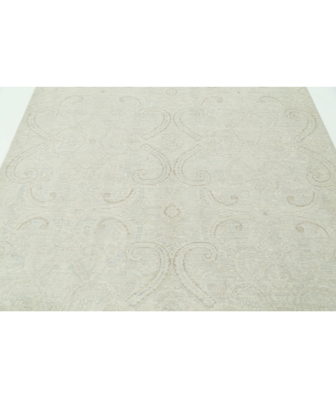 Hand Knotted Artemix Wool Rug - 6'4'' x 8'3'' 6'4'' x 8'3'' (190 X 248) / Grey / Taupe