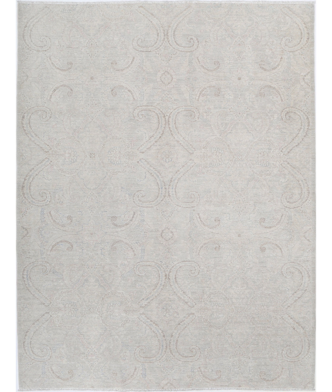 Hand Knotted Artemix Wool Rug - 6&#39;4&#39;&#39; x 8&#39;3&#39;&#39; 6&#39;4&#39;&#39; x 8&#39;3&#39;&#39; (190 X 248) / Grey / Taupe