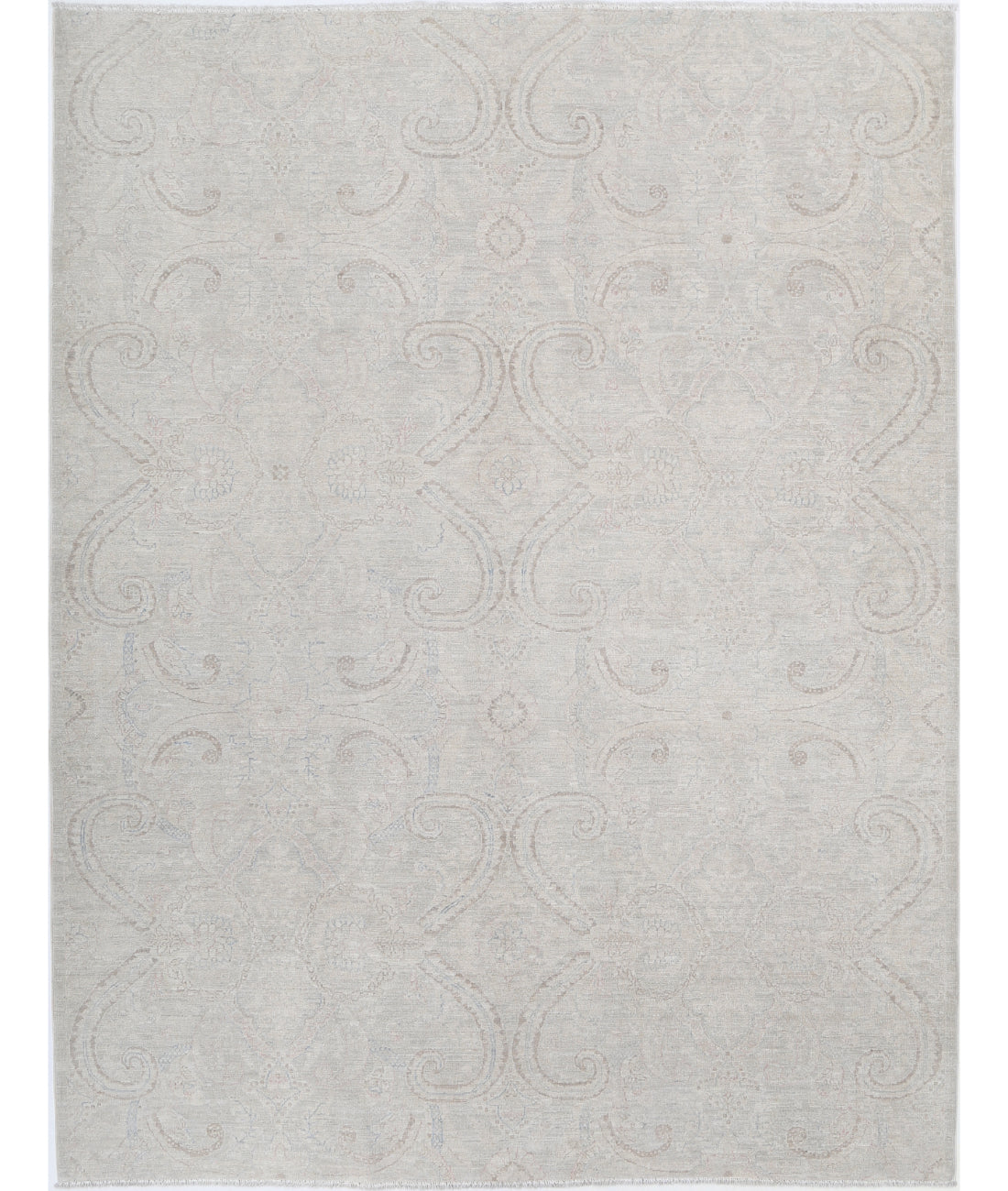Hand Knotted Fine Artemix Wool Rug - 6'4'' x 8'3''