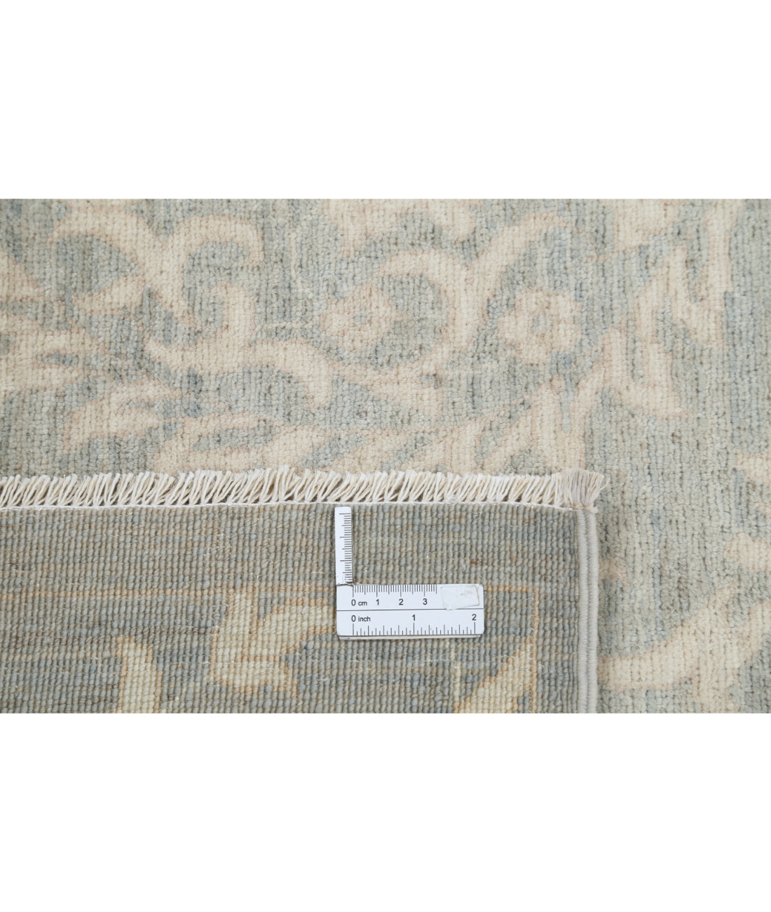 Hand Knotted Artemix Wool Rug - 6'0'' x 8'8'' 6'0'' x 8'8'' (180 X 260) / Blue / Ivory