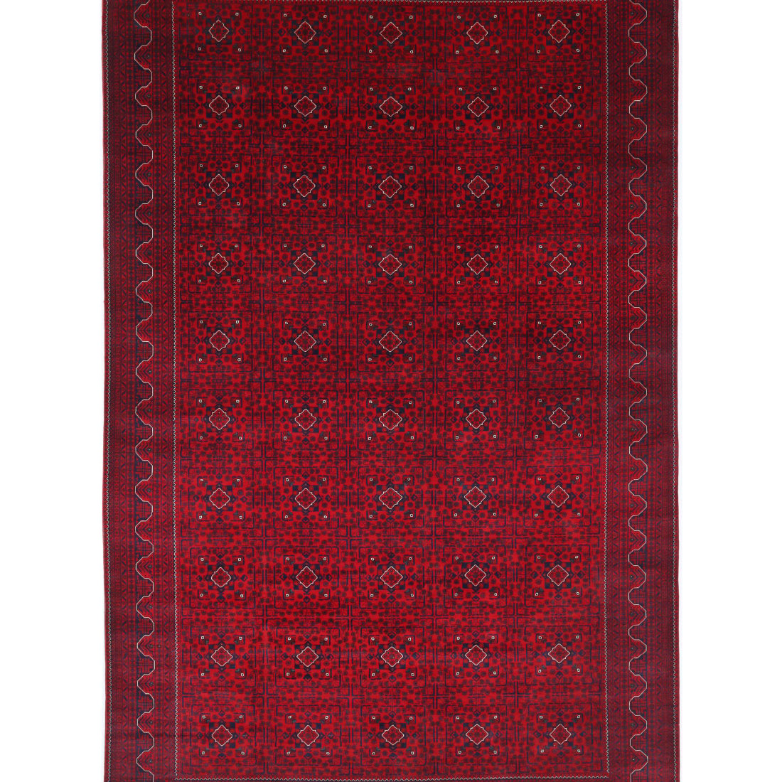 Alfombra de lana Khamyab afgana anudada a mano - 10'1'' x 16'0''