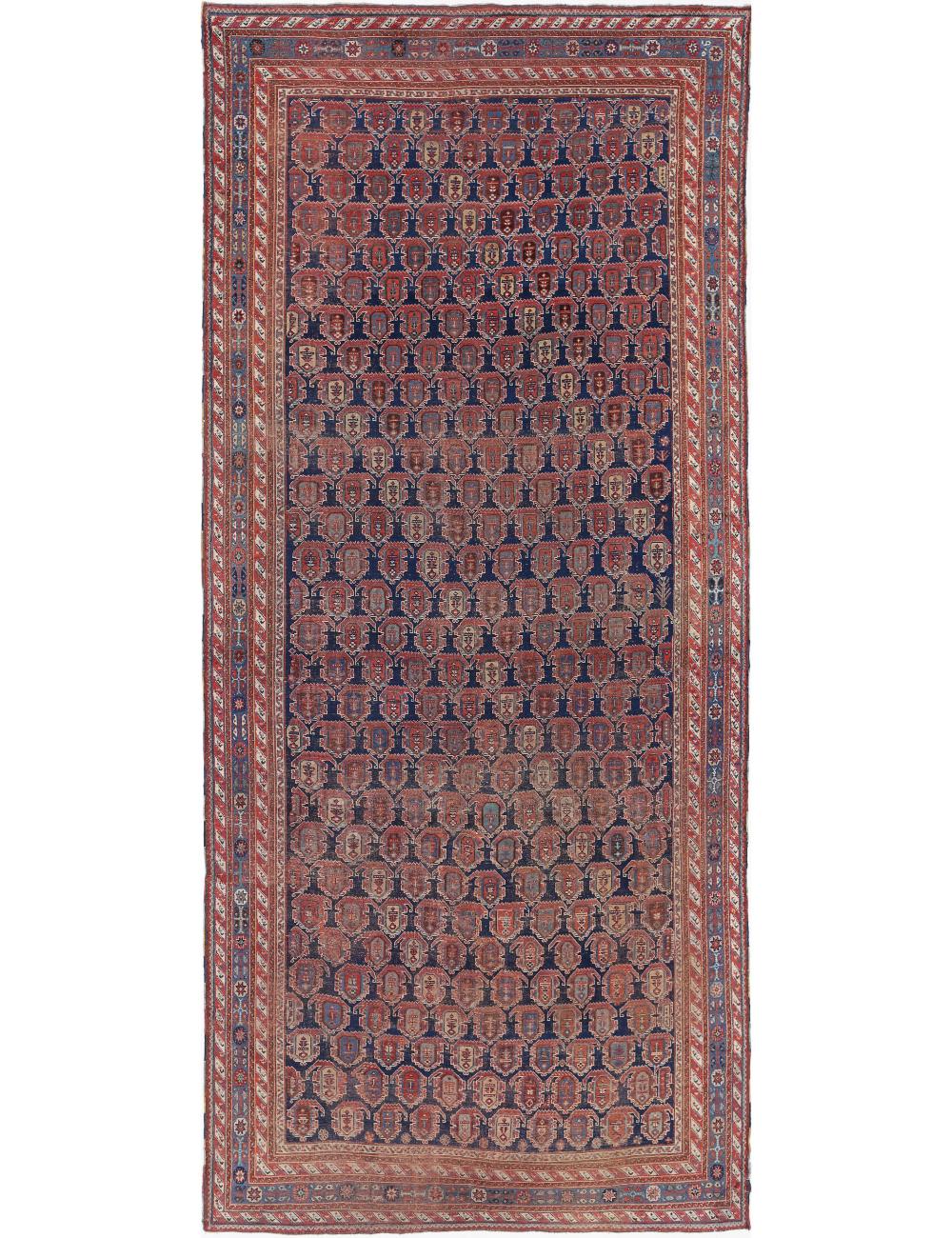 Hand Knotted Antique Persian Afshar Wool Rug - 6&#39;3&#39;&#39; x 15&#39;1&#39;&#39; Arteverk Arteverk Rugs