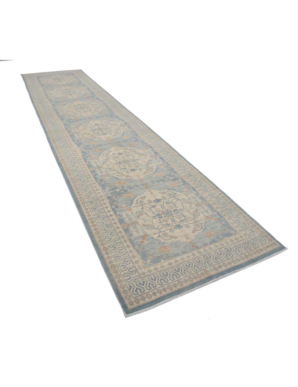 Hand Knotted Ariana Haji Jalili Wool Rug - 3'11'' x 15'9'' Arteverk Arteverk Rugs