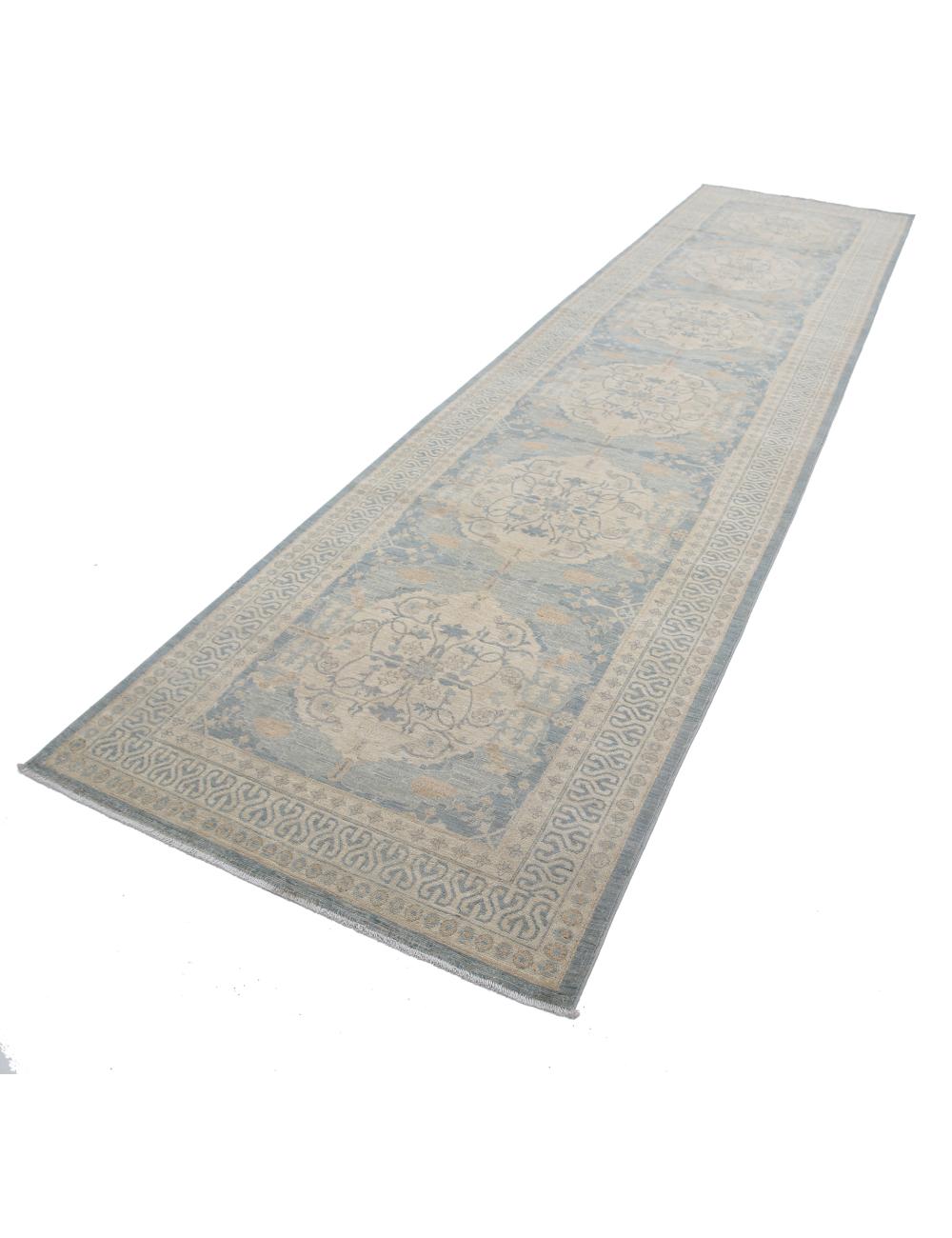Hand Knotted Ariana Haji Jalili Wool Rug - 3'11'' x 15'9'' Arteverk Arteverk Rugs
