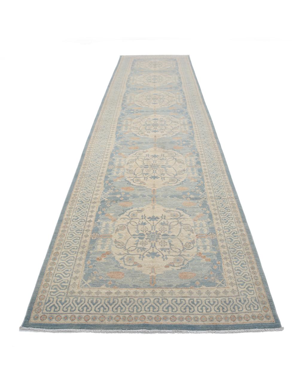 Hand Knotted Ariana Haji Jalili Wool Rug - 3'11'' x 15'9'' Arteverk Arteverk Rugs