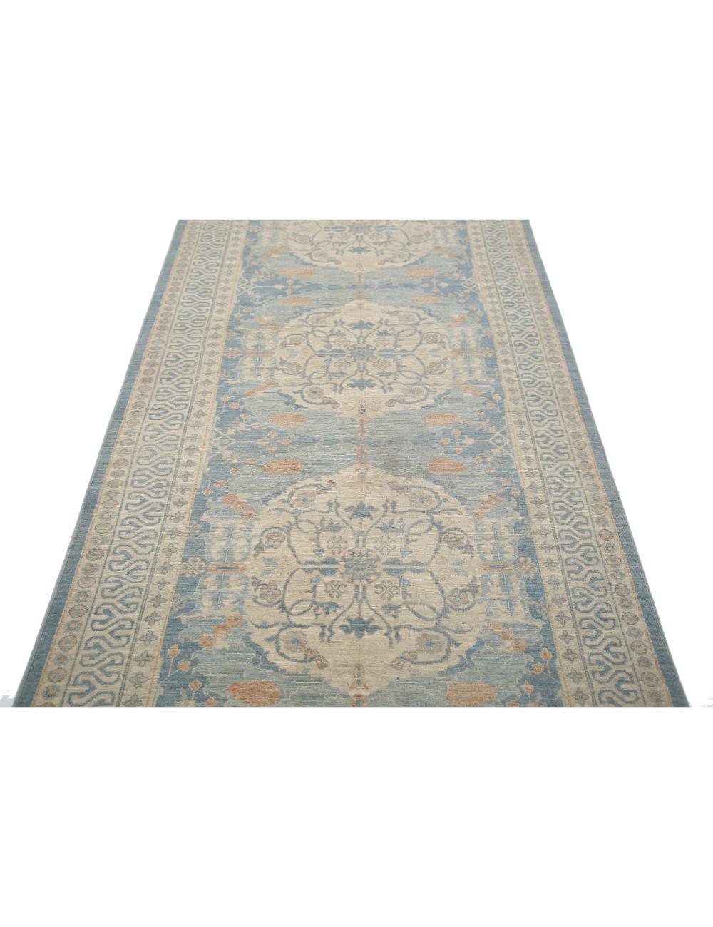 Hand Knotted Ariana Haji Jalili Wool Rug - 3'11'' x 15'9'' Arteverk Arteverk Rugs