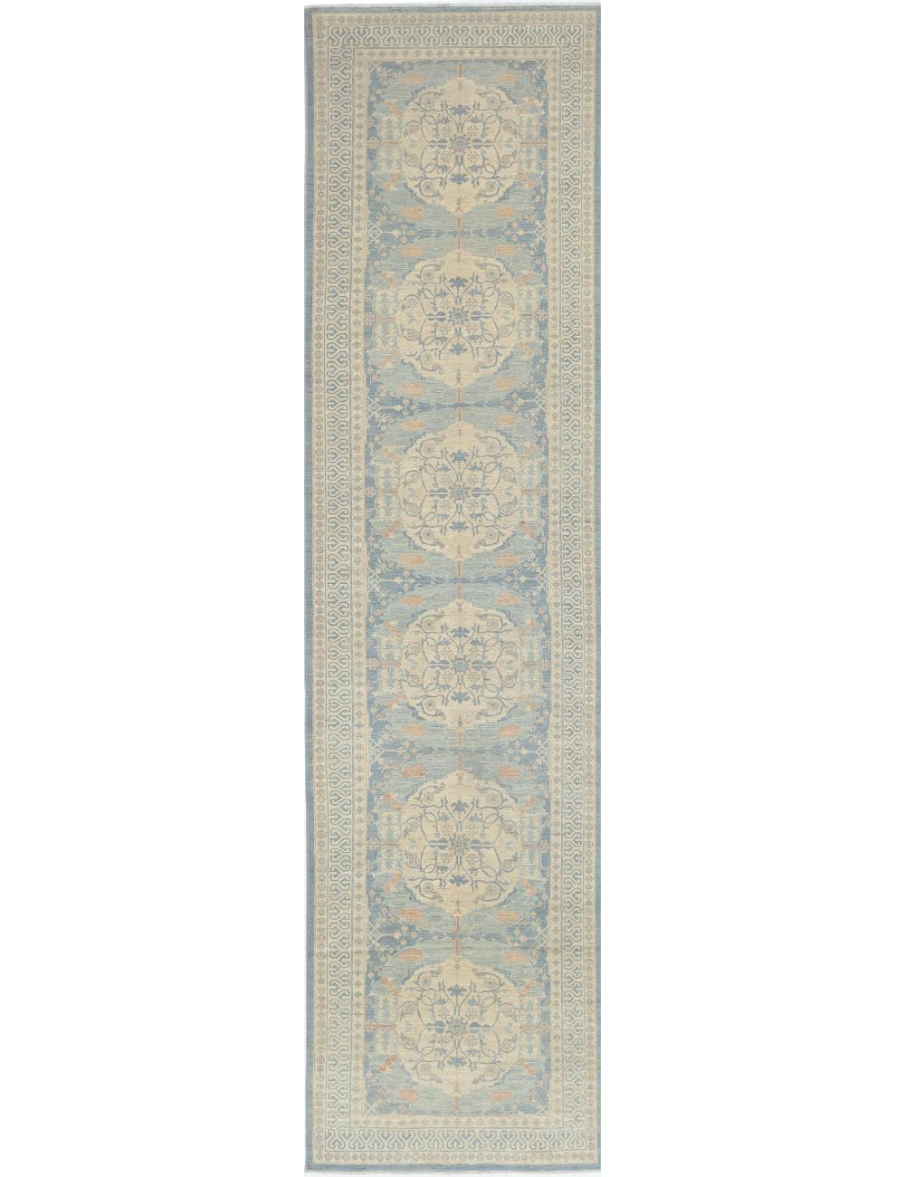 Hand Knotted Ariana Haji Jalili Wool Rug - 3'11'' x 15'9''
