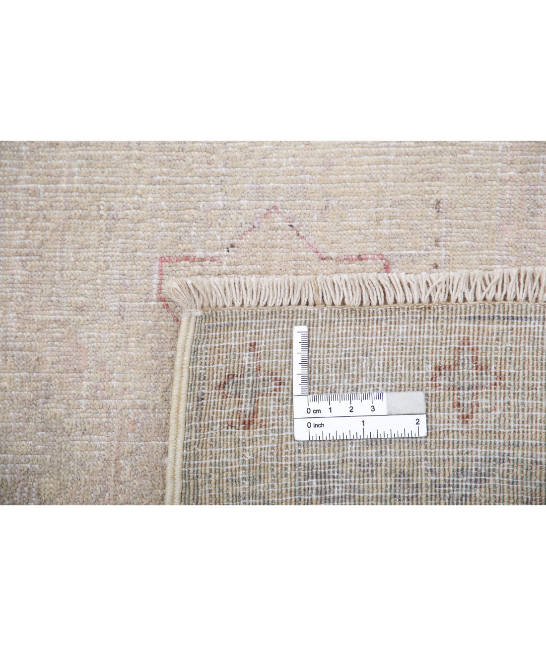 Hand Knotted Ariana Haji Jalili Wool Rug - 5'10'' x 8'1'' 5'10'' x 8'1'' (175 X 243) / Ivory / Pink