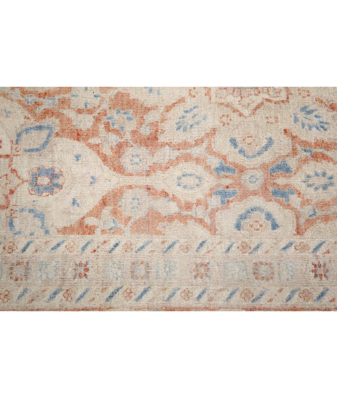 Hand Knotted Fine Ariana Tabriz Wool Rug - 9'1'' x 12'4'' 9'1'' x 12'4'' (273 X 370) / Rust / Rust