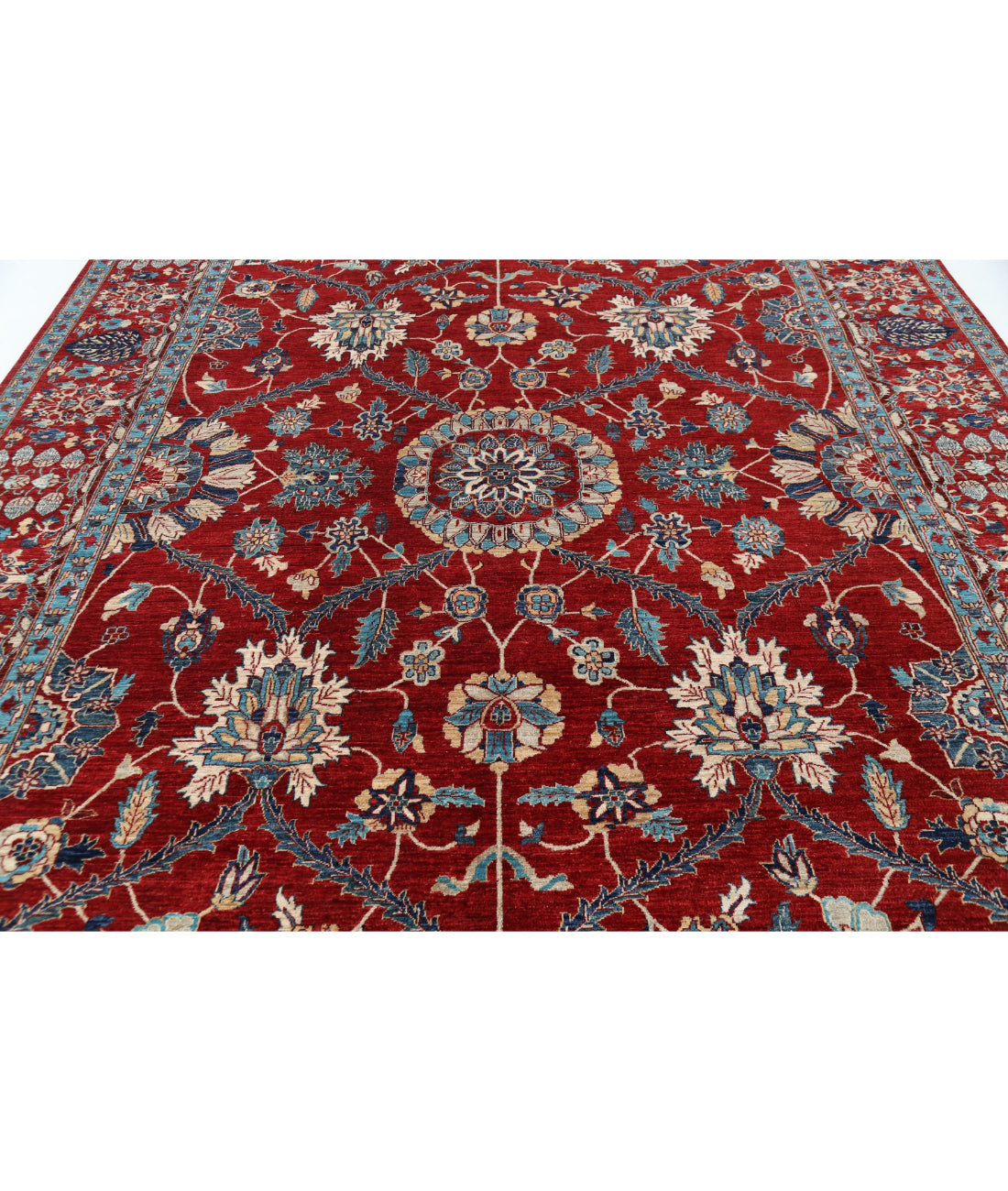 Hand Knotted Ariana Haji Jalili Wool Rug - 9'0'' x 12'0'' 9'0'' x 12'0'' (270 X 360) / Red / Red