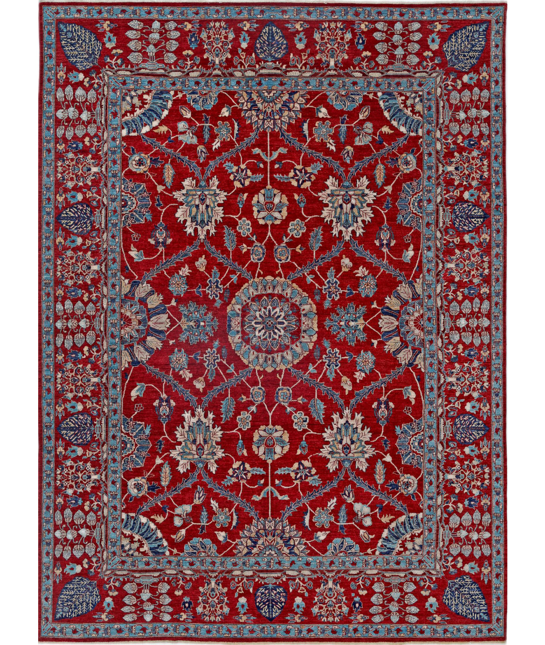 Hand Knotted Ariana Haji Jalili Wool Rug - 9'0'' x 12'0''
