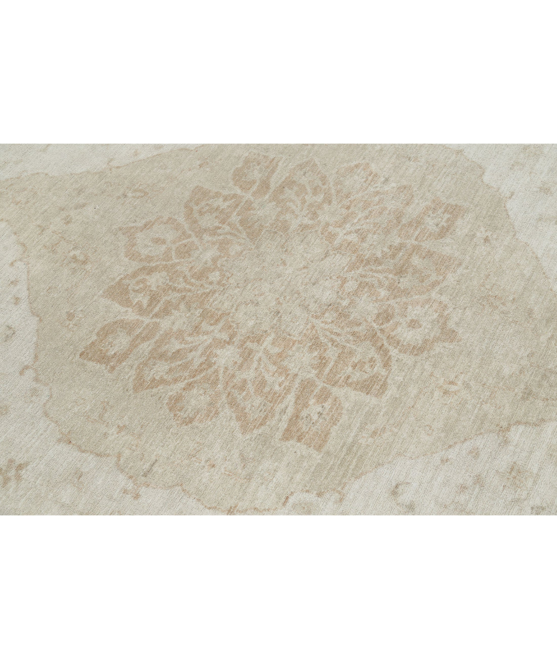Hand Knotted Ariana Haji Jalili Wool Rug - 6'6'' x 9'6'' 6'6'' x 9'6'' (195 X 285) / Ivory / Ivory