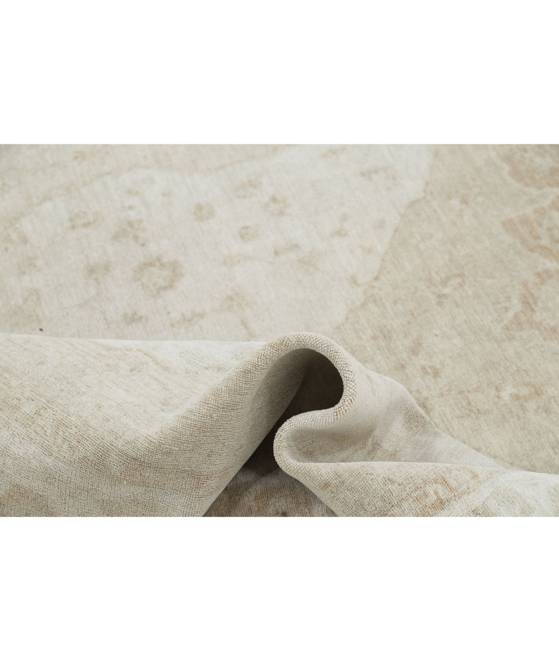 Hand Knotted Ariana Haji Jalili Wool Rug - 6'6'' x 9'6'' 6'6'' x 9'6'' (195 X 285) / Ivory / Ivory