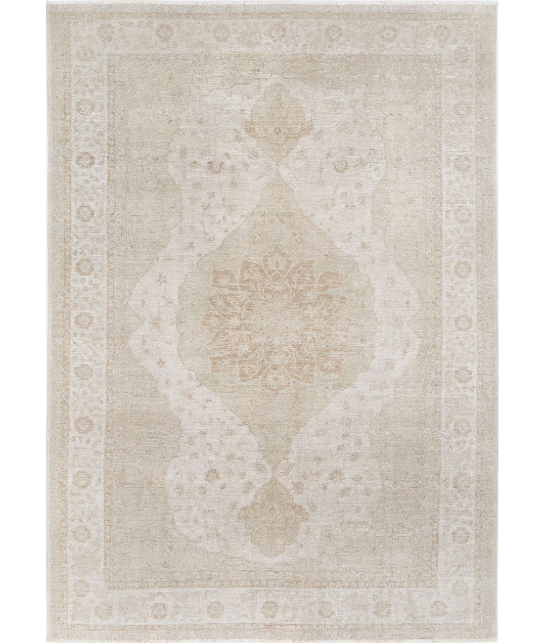 Hand Knotted Ariana Haji Jalili Wool Rug - 6'6'' x 9'6''