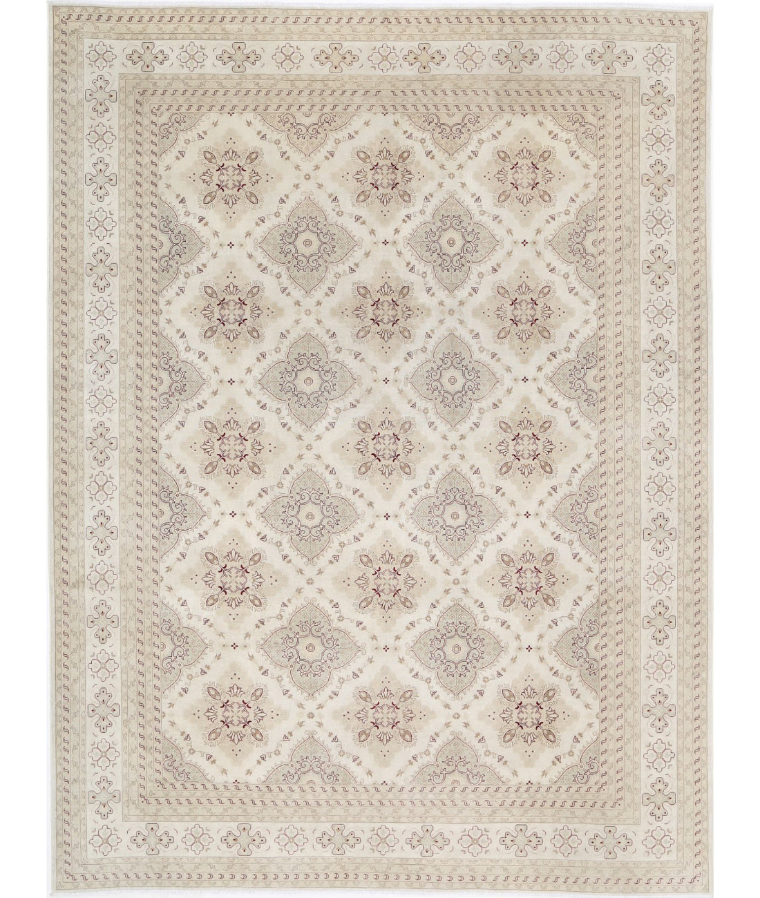 Hand Knotted Ariana Haji Jalili Wool Rug - 9'0'' x 12'0''