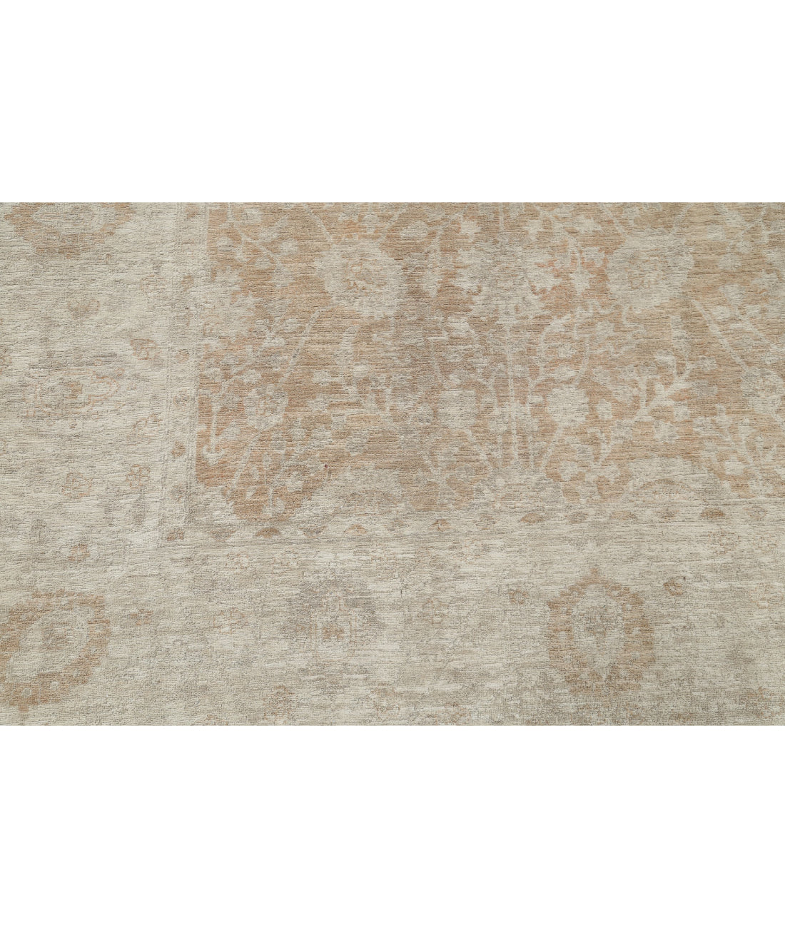 Hand Knotted Ariana Haji Jalili Wool Rug - 8'0'' x 10'10'' 8'0'' x 10'10'' (240 X 325) / Taupe / Ivory