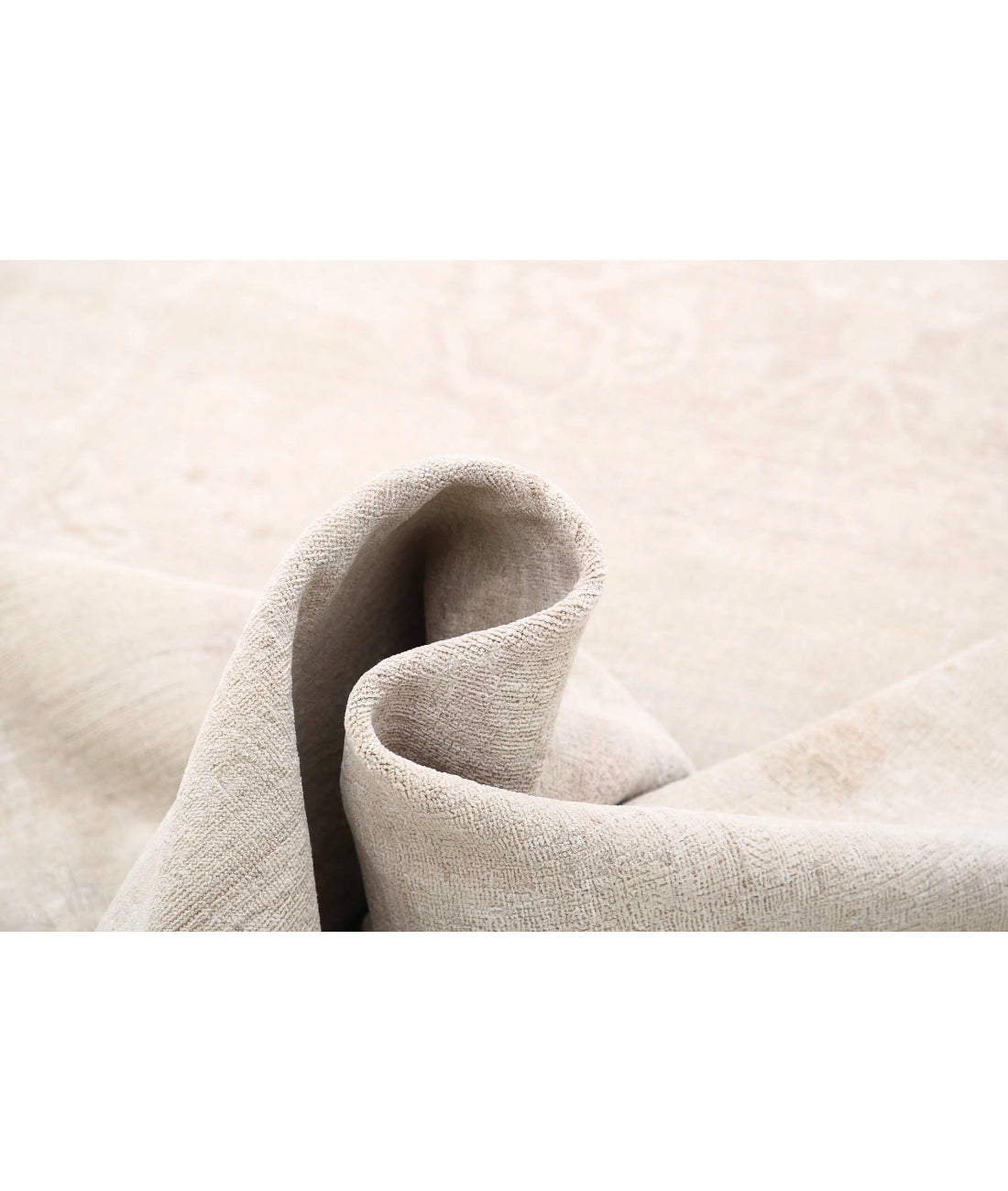 Hand Knotted Ariana Haji Jalili Wool Rug - 4'1'' x 14'3'' 4'1'' x 14'3'' (123 X 428) / Lilac / Taupe