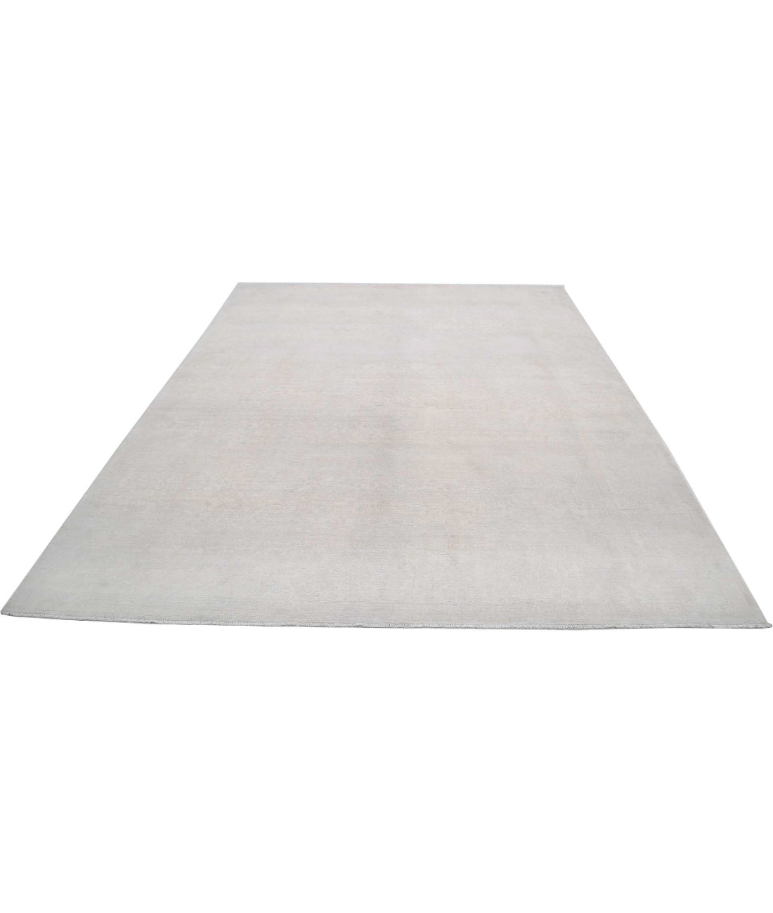 Hand Knotted Ariana Haji Jalili Wool Rug - 8'1'' x 9'10'' 8'1'' x 9'10'' (243 X 295) / Taupe / Ivory