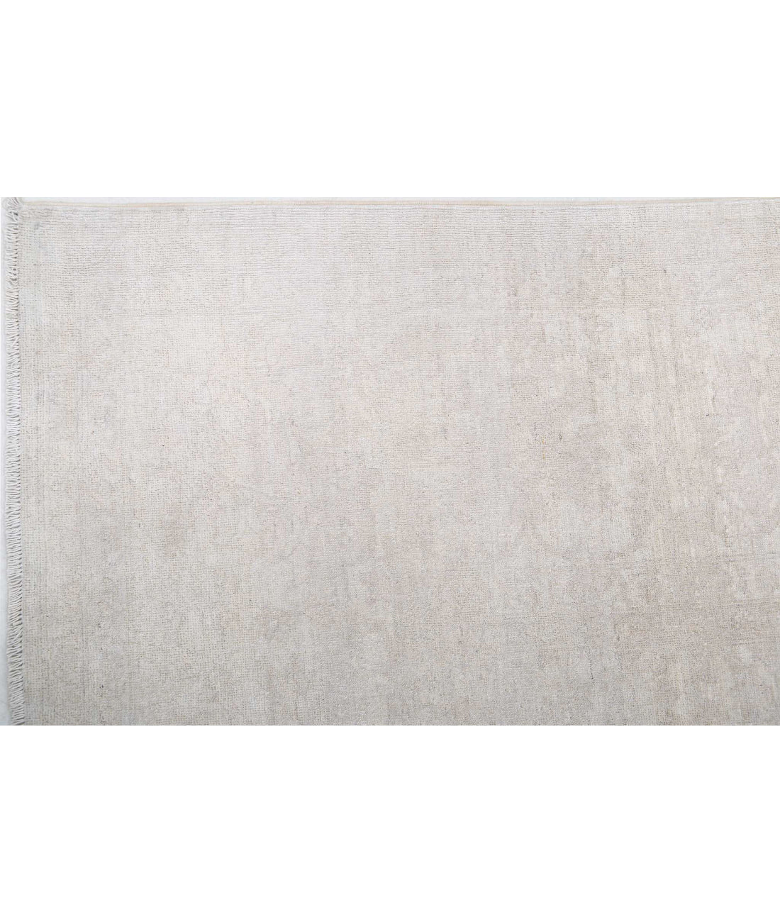 Hand Knotted Ariana Haji Jalili Wool Rug - 8'1'' x 9'10'' 8'1'' x 9'10'' (243 X 295) / Taupe / Ivory