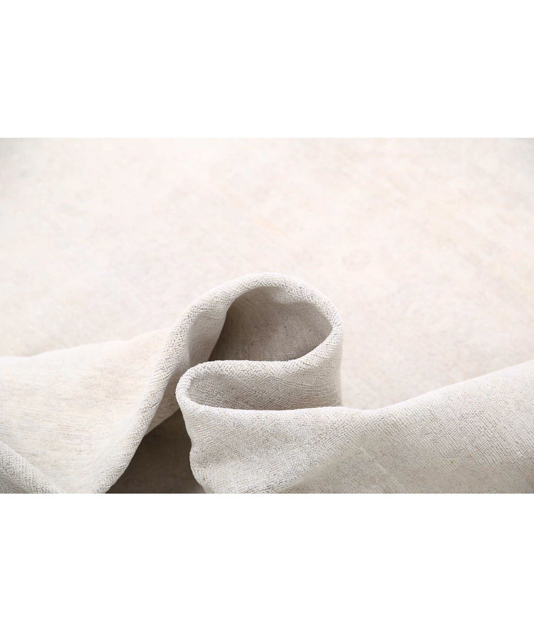 Hand Knotted Ariana Haji Jalili Wool Rug - 8'1'' x 9'10'' 8'1'' x 9'10'' (243 X 295) / Taupe / Ivory