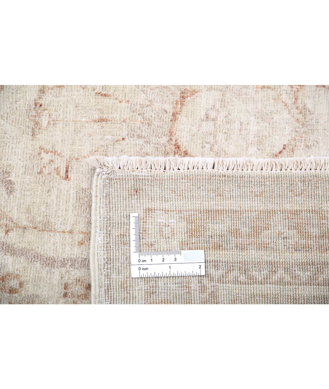 Hand Knotted Ariana Haji Jalili Wool Rug - 8'0'' x 10'7'' 8'0'' x 10'7'' (240 X 318) / Ivory / Taupe