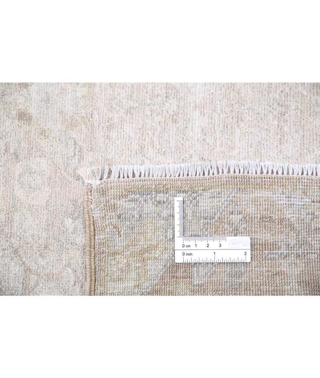 Hand Knotted Fine Artemix Wool Rug - 8'7'' x 11'4'' 8'7'' x 11'4'' (258 X 340) / Taupe / Ivory