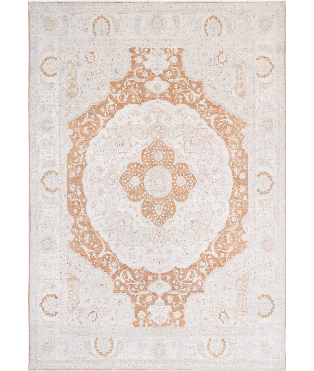 Hand Knotted Ariana Haji Jalili Wool Rug - 8'8'' x 12'9''
