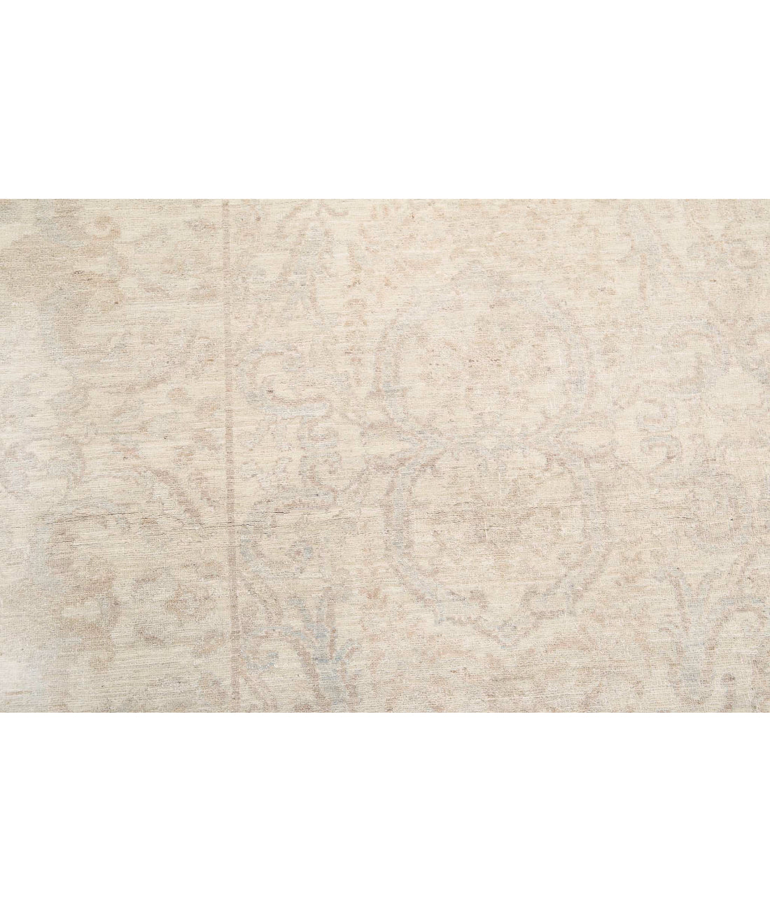 Hand Knotted Ariana Haji Jalili Wool Rug - 8'2'' x 10'1'' 8'2'' x 10'1'' (245 X 303) / Ivory / Grey