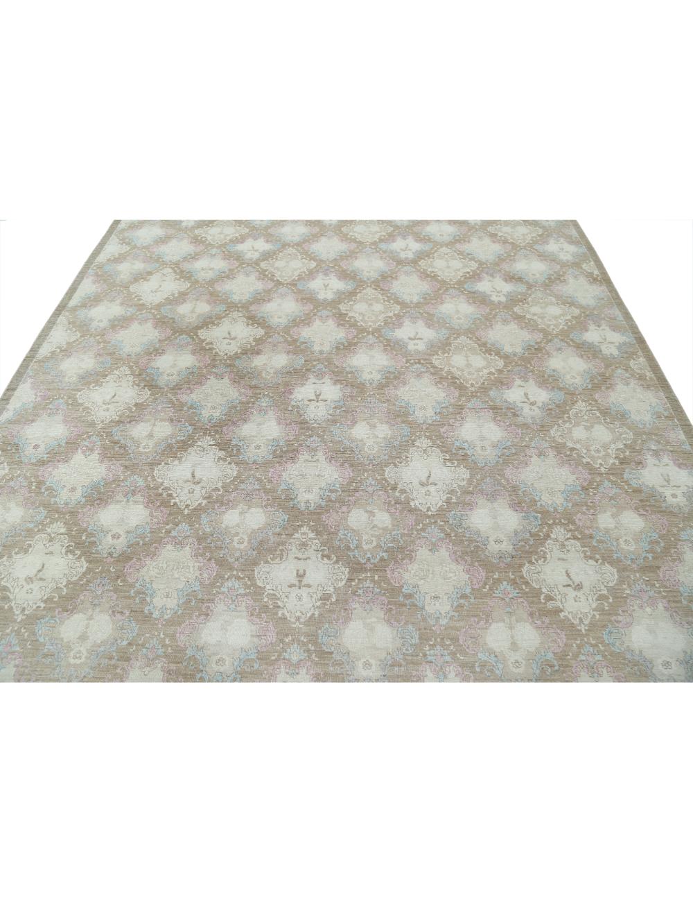 Hand Knotted Artemix Wool Rug - 8'0'' x 8'9'' Arteverk Arteverk Rugs
