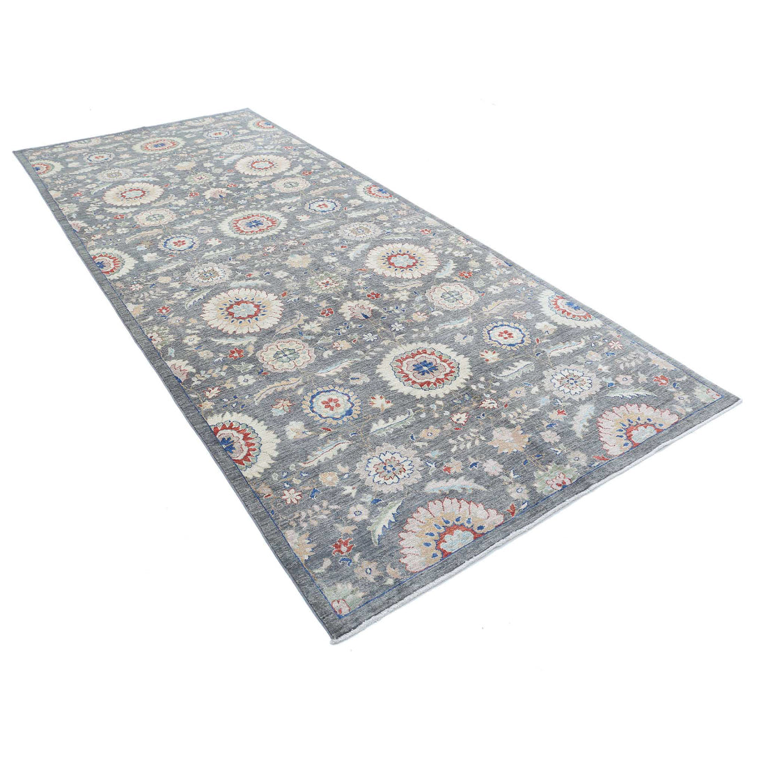 Alfombra de lana Artemix anudada a mano - 5'0'' x 11'8''