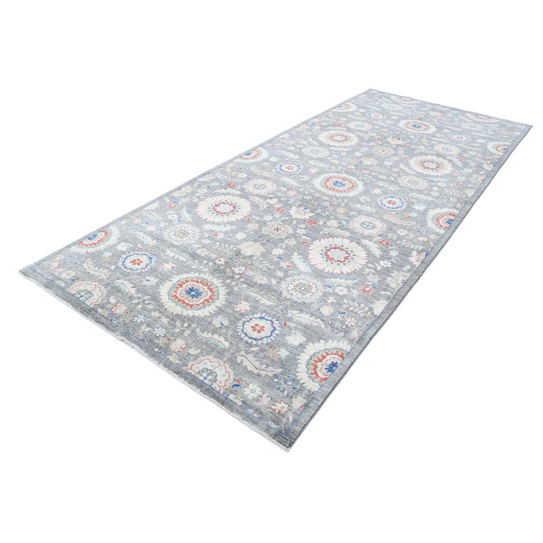 Alfombra de lana Artemix anudada a mano - 5'0'' x 11'8''
