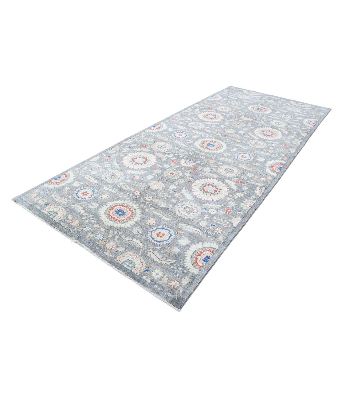 Alfombra de lana Artemix anudada a mano - 5'0'' x 11'8''