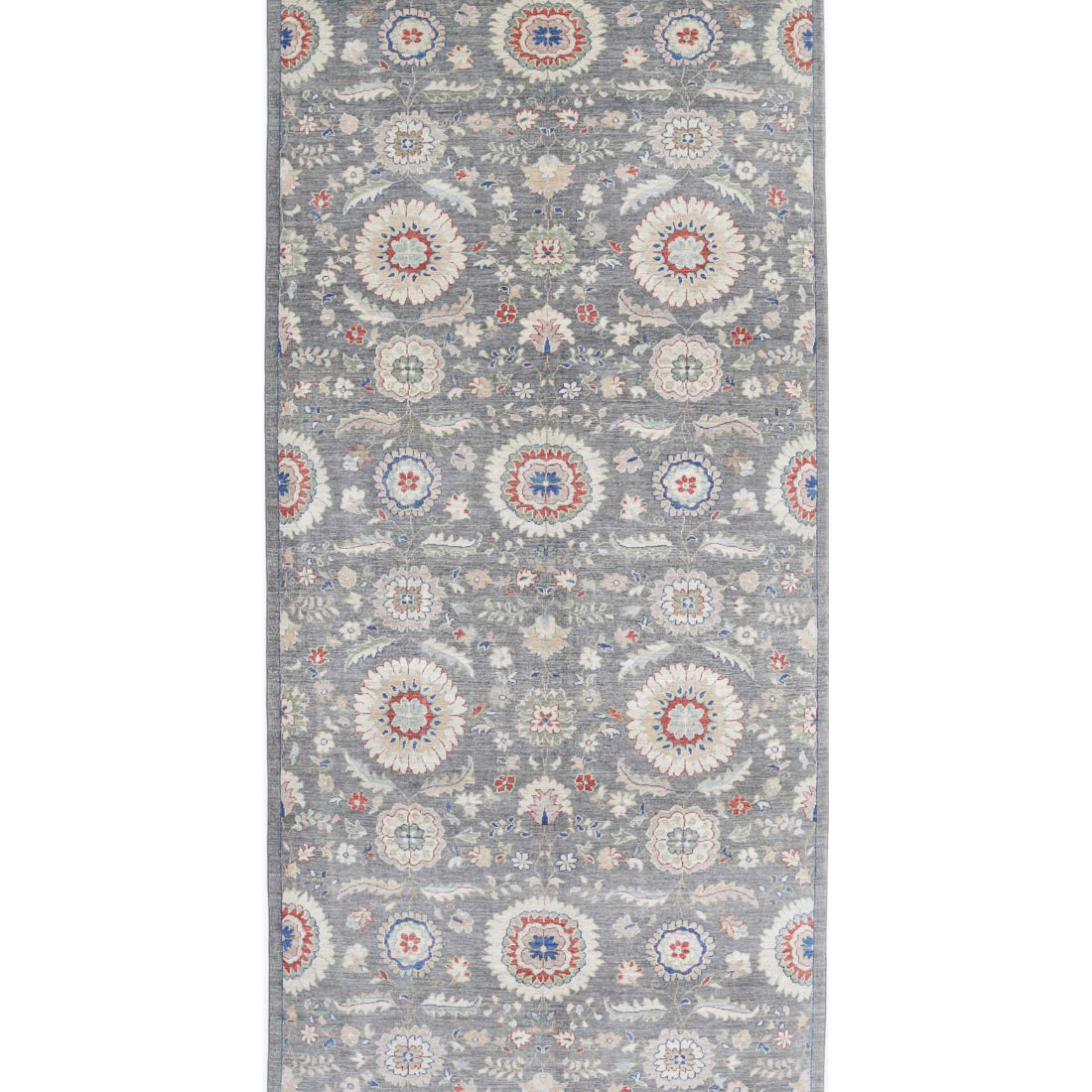 Alfombra de lana Artemix anudada a mano - 5'0'' x 11'8''