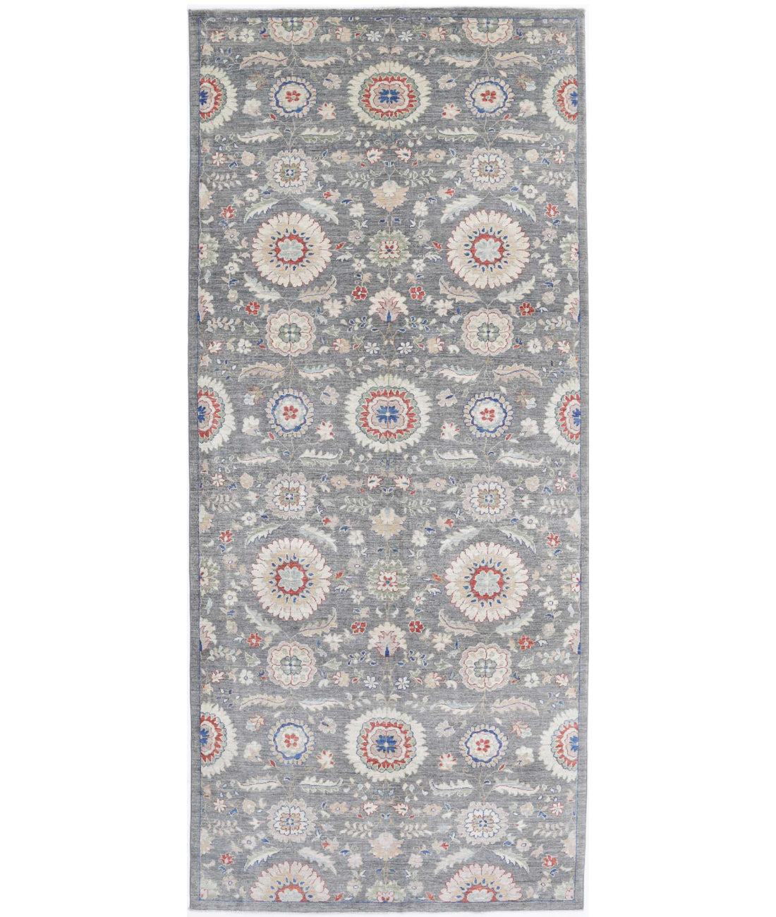 Hand Knotted Artemix Wool Rug - 5'0'' x 11'8''
