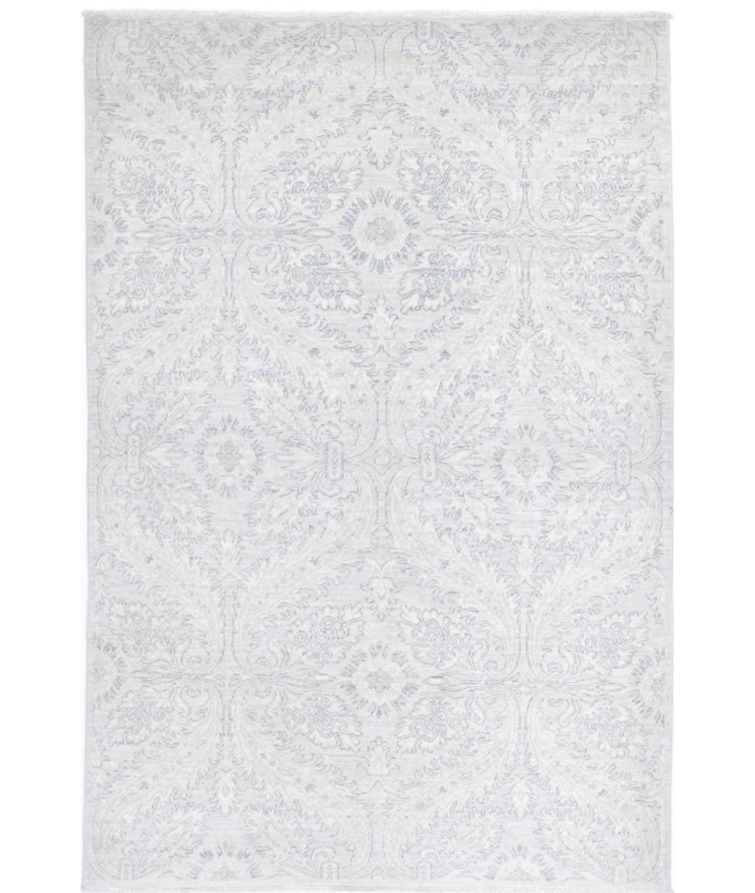 Hand Knotted Artemix Wool Rug - 4'0'' x 6'2''