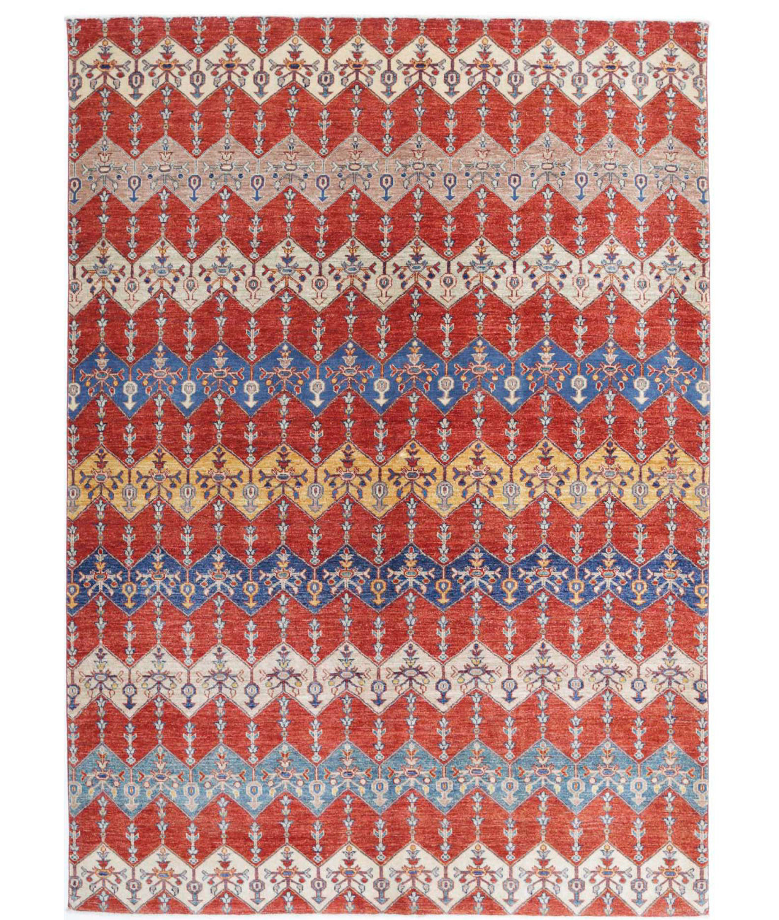 Hand Knotted Artemix Wool Rug - 5'6'' x 7'10''