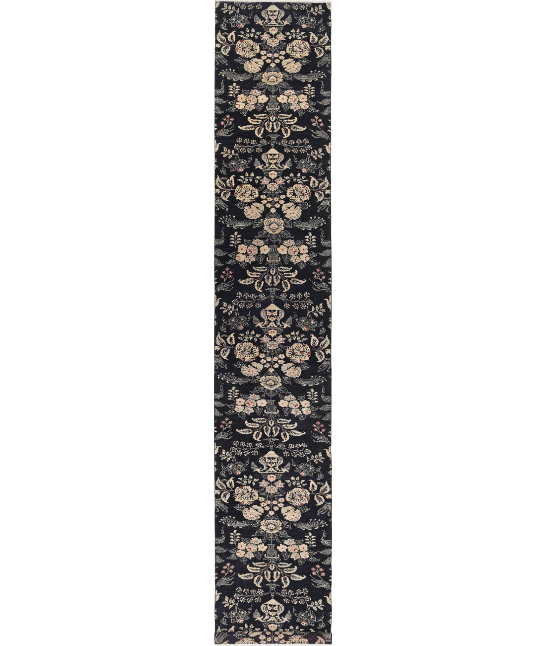 Hand Knotted Artemix Wool Rug - 3&#39;6&#39;&#39; x 22&#39;9&#39;&#39;