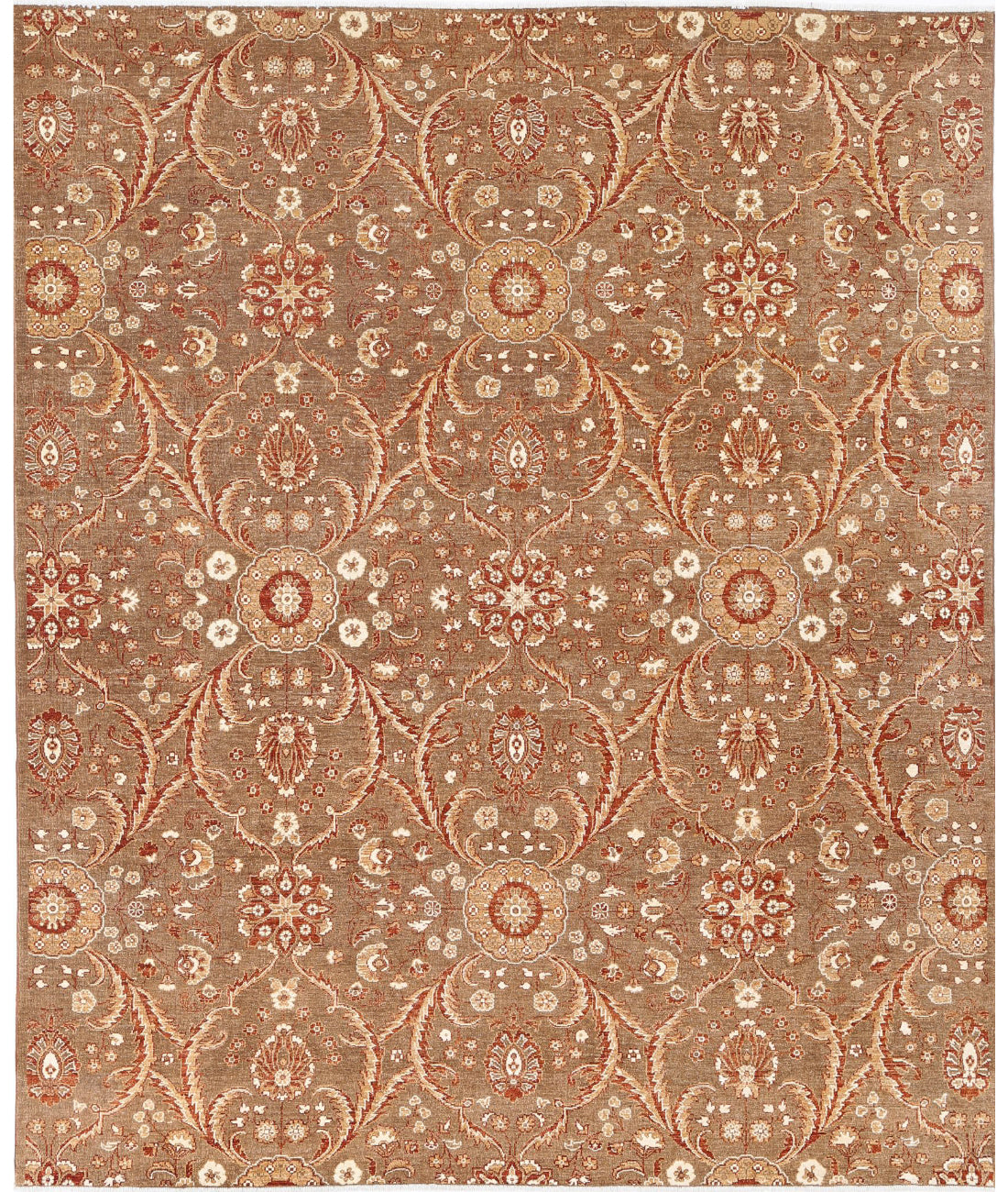 Hand Knotted Artemix Wool Rug - 8'0'' x 9'8''