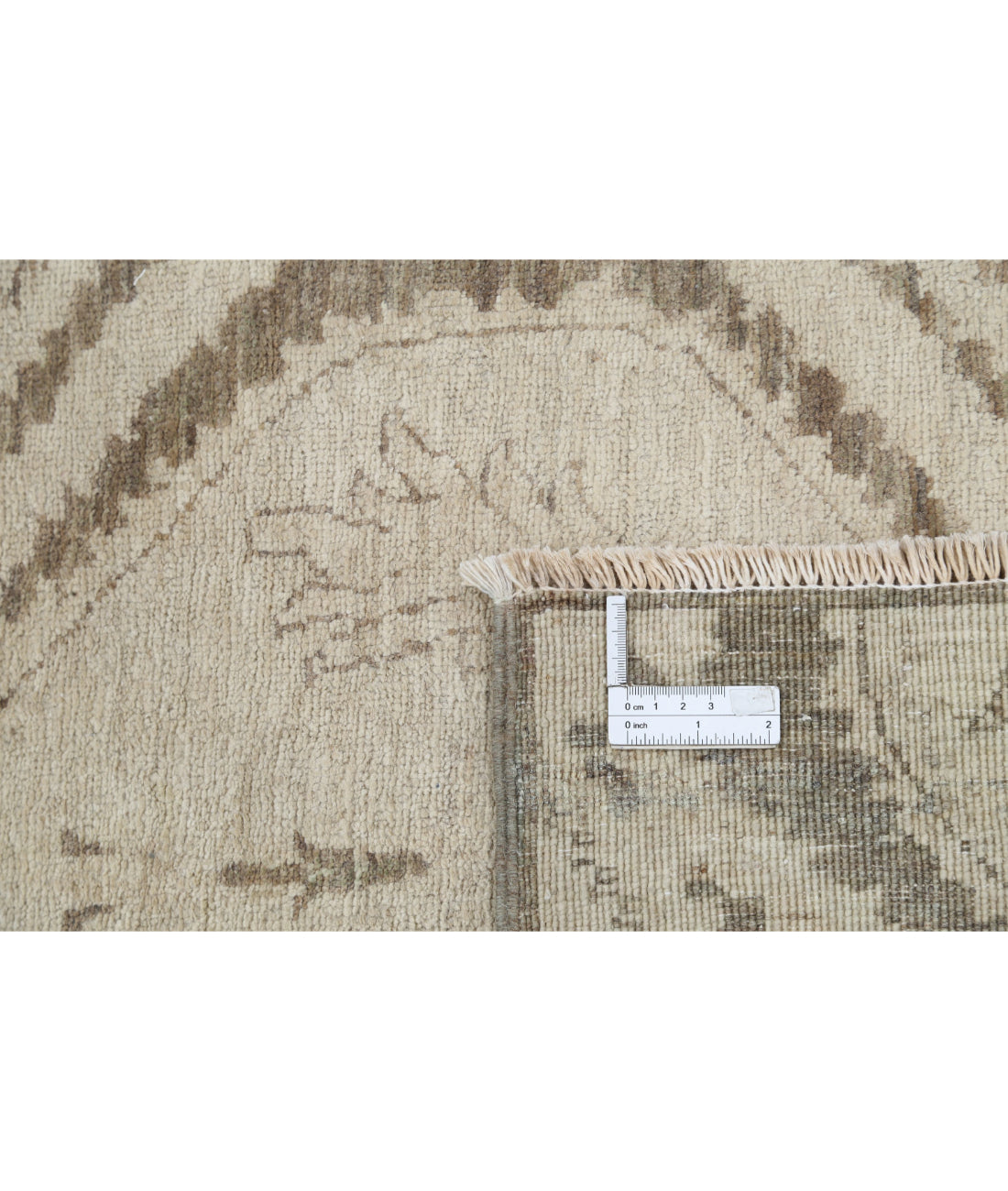 Hand Knotted Artemix Wool Rug - 8'7'' x 10'10'' 8'7'' x 10'10'' (258 X 325) / Brown / Ivory