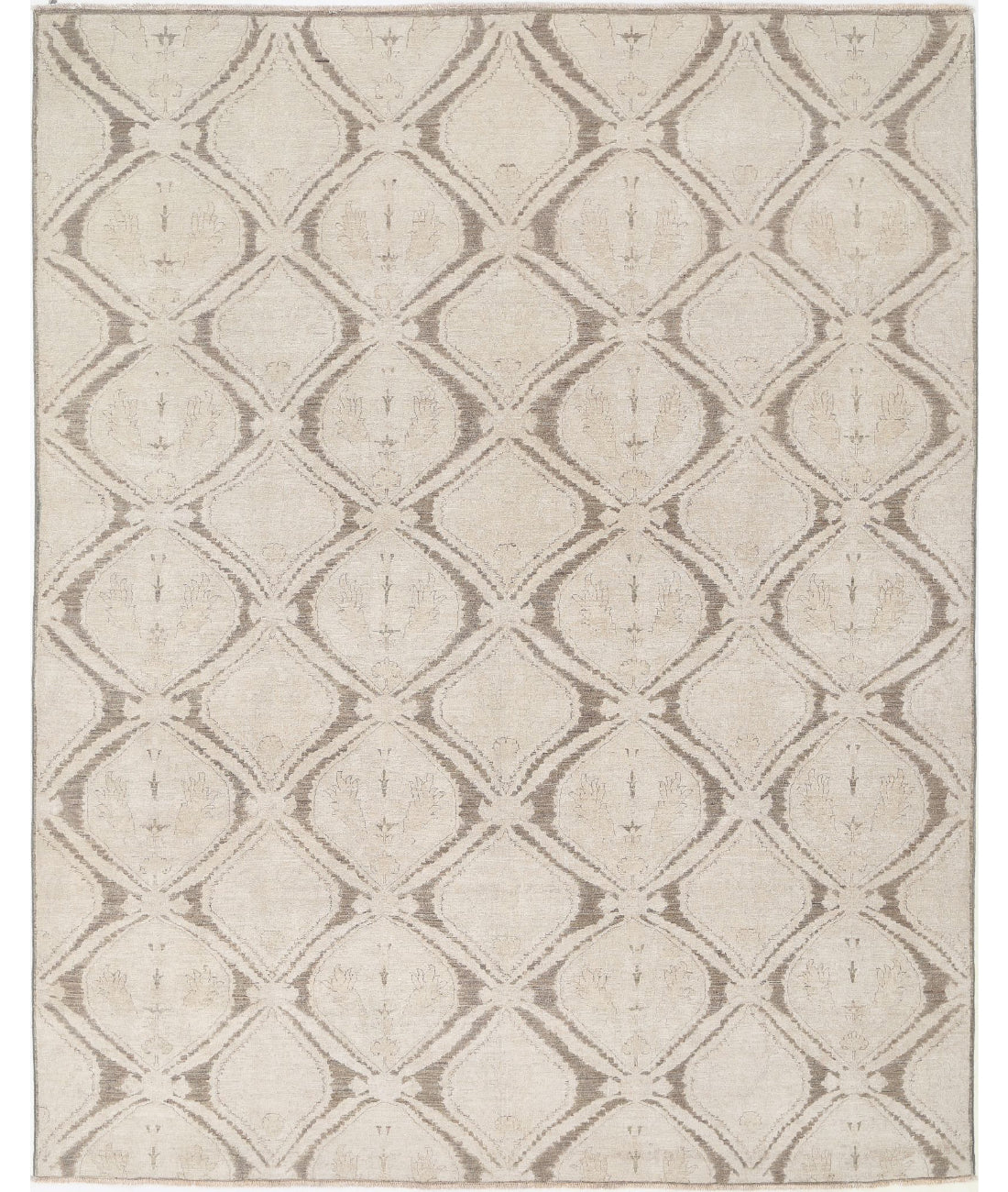 Hand Knotted Artemix Wool Rug - 8&#39;7&#39;&#39; x 10&#39;10&#39;&#39; 8&#39;7&#39;&#39; x 10&#39;10&#39;&#39; (258 X 325) / Brown / Ivory